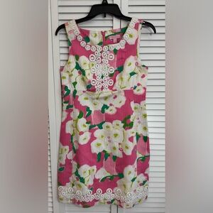 Lilly Pulitzer Pink and Green Floral Dress